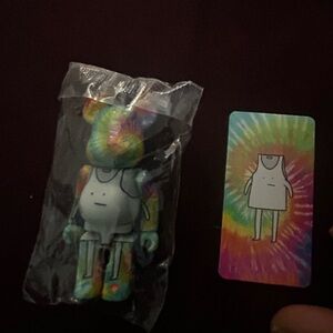 Tie-Dye Bearbrick with Matching Card